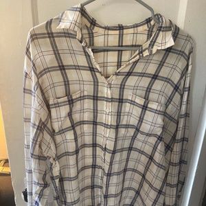 100% Cotton Madewell Plaid Shirt